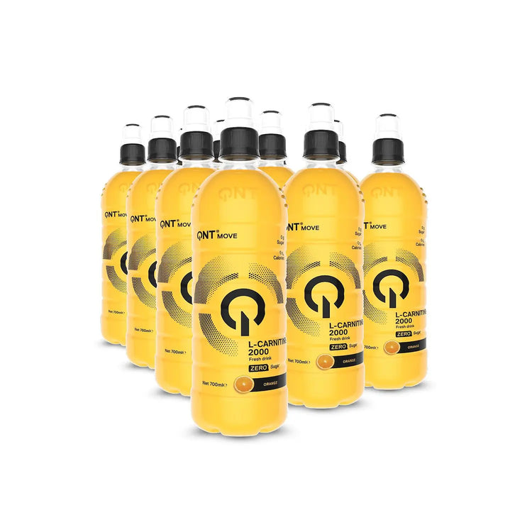 QNT L-Carnitine 2000 (Fat Burning Fitness Low Calorie Drink 12x700ml) QNT Move