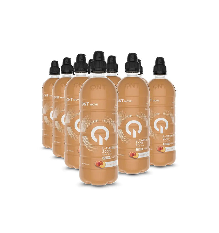 QNT L-Carnitine 2000 (Fat Burning Fitness Low Calorie Drink 12x700ml) QNT Move
