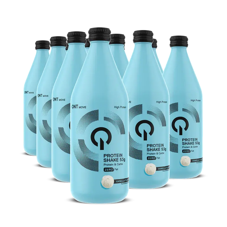 QNT Move protein milk shakes with high protein and carb | zero fat |500ml QNT Move