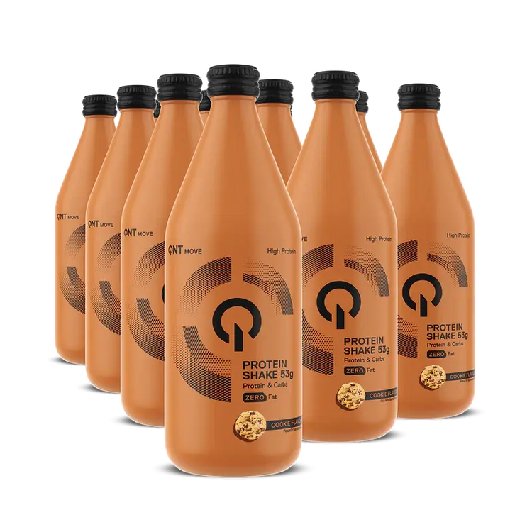 QNT Move protein milk shakes with high protein and carb | zero fat |500ml QNT Move