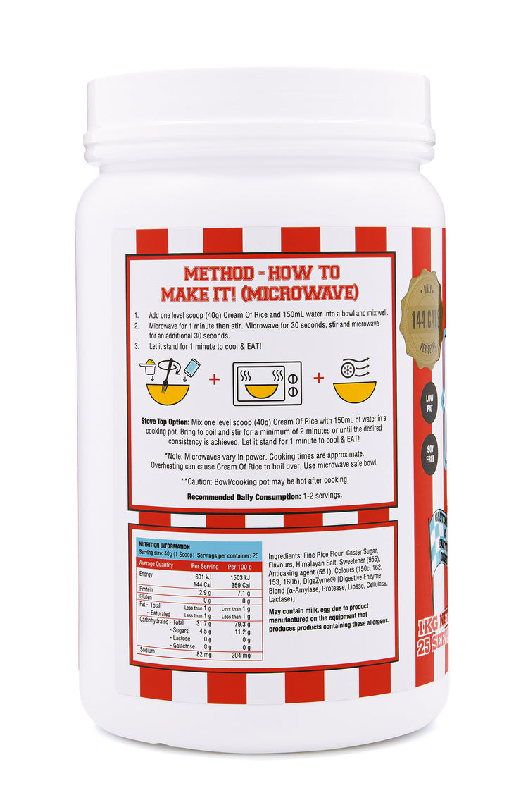 Adonis Protein Sweet Cream of Rice (Carbohydrates) : Irresistible Taste, Guilt-Free Goodness & Easy to Digest- 1kg