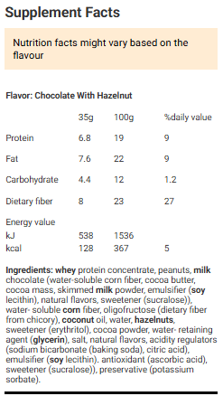 SNAQ FABRIQ Creamy Coconut Protein Cookie - No Sugar, High Fiber 12x35g Snaq Fabriq