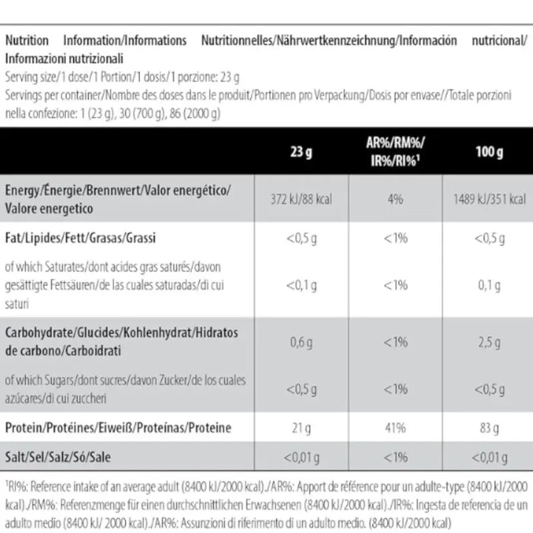 Scitec Nutrition 100% Whey Isolate 700G Scitec Nutrition