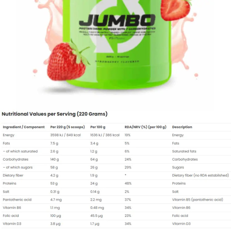 Scitec Nutrition Jumbo 3520g Scitec Nutrition