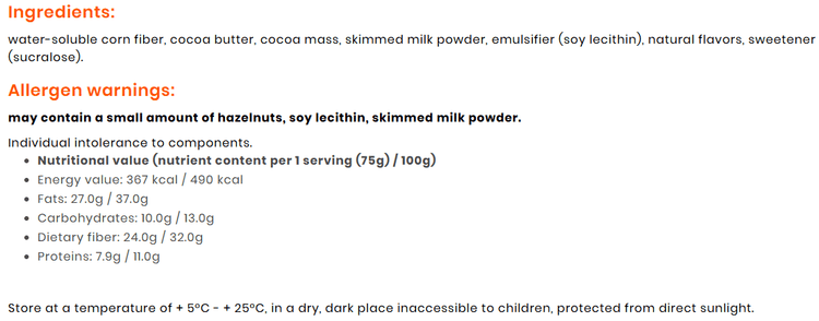 Snaq Fabriq Milky Chocolate (No sugar Added) 4x75g (4 Pieces/Box) Snaq Fabriq