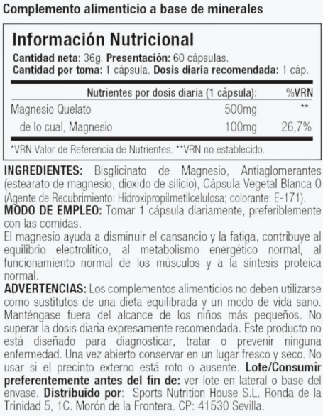 Starlab Magnesium Chelate Fully Reacted 100mg (60 capsule)