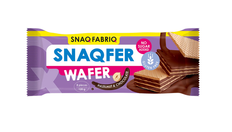 Snaq fabriq Snaqfer wafer No Sugar 8 pieces 120g Snaq Fabriq