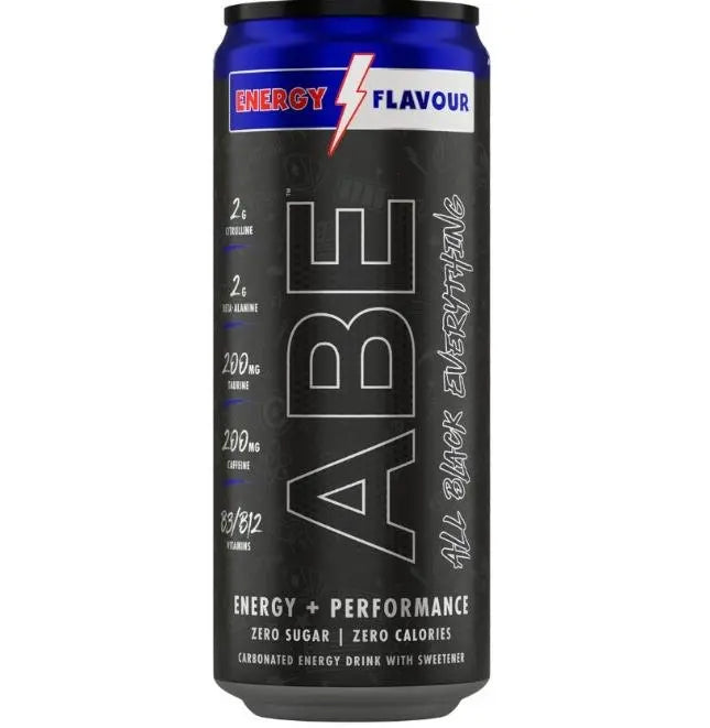 Applied Nutrition ABE Ultimate Pre-Workout Cans: High-Energy Performance Boost with Explosive Ingredients! 12-Pack (330ml Each) ๐๏ธโโ๏ธ Applied Nutrition