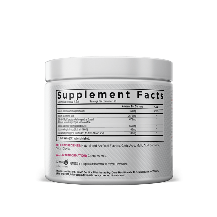 مسحوق Core Nutrition TEST، 28 حصة