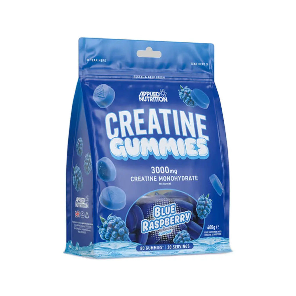 Applied Nutrition Creatine Gummies,  80 Gummies, 3000mg Creatine Monohydrate Per Serving Applied Nutrition