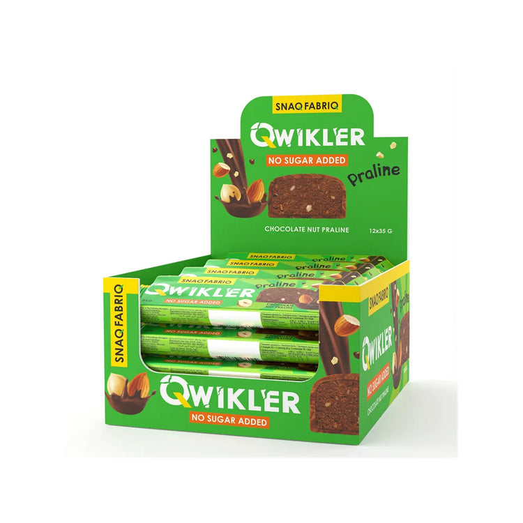 Snaq Fabriq Qwikler Chocolate Bar 12x35g (420g) Snaq Fabriq