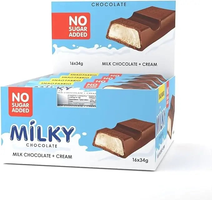 Snaq Fabriq Milk Chocolate With Filing, Milk Chocolate With Creamy Filling, 34 Gm Snaq Fabriq