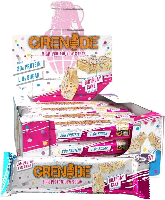 Grenade High Protein (60g per piece)  12 Pieces per box 720g Grenade