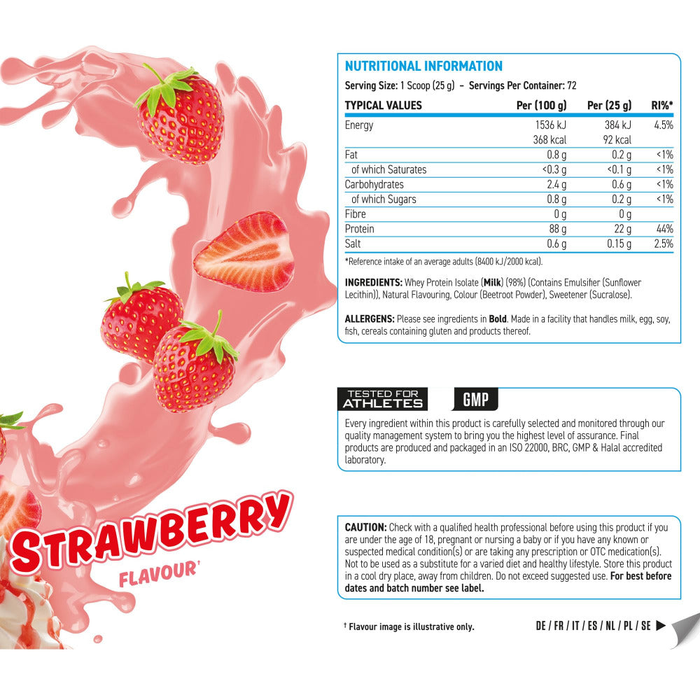 أبلايد نيوترشن بروتين مصل اللبن المعزول بنسبة 100% من ISO-XP 1.8 كجم | بروتين عالي الجودة