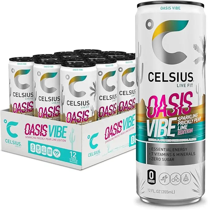 Energize Your Day with Celsius Sparkling Energy Drinks - 12-Pack of 335ml Cans Celsius