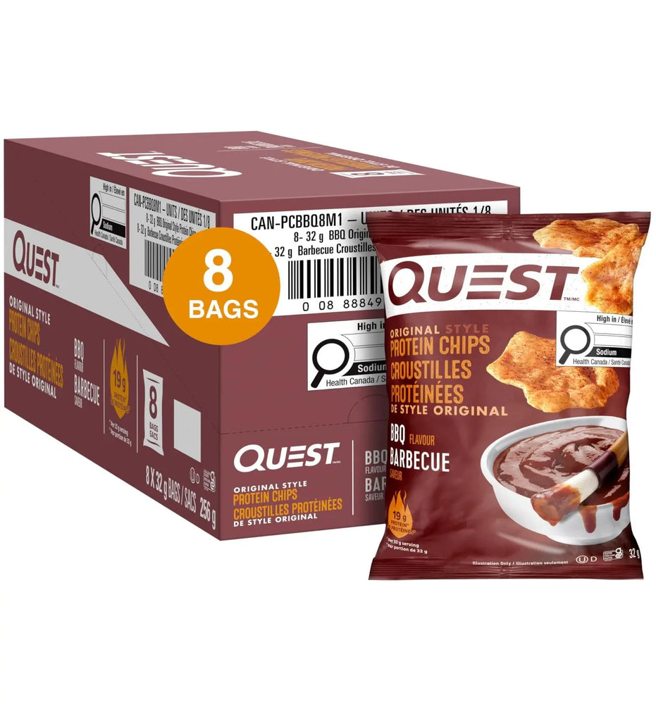 Quest Ranch Tortilla Style Protein Chips: Flavor-Packed Crunch for Anytime Snacking- (8x32g) 256g Quest Nutrition