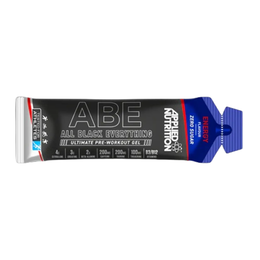 Applied-nutrition ABE Pre Workout Gel | All Black Everything | 20x60g | Enhanced Performance & Focus | Reduces Fatigue | Citrulline & Creatine |  Box of 1200g | AED 190 Applied Nutrition