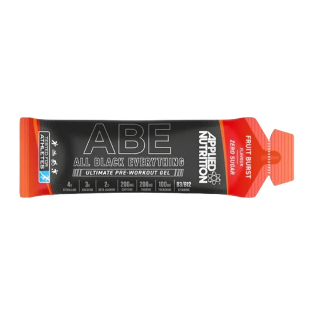 Applied-nutrition ABE Pre Workout Gel | All Black Everything | 20x60g | Enhanced Performance & Focus | Reduces Fatigue | Citrulline & Creatine |  Box of 1200g | AED 190 Applied Nutrition