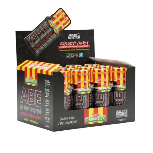 Applied-nutrition ABE Ultimate Pre-Workout Shot | 12-Pack of 60ml | Boosts Physical Performance & Mental Focus | Reduces Fatigue | Citrulline & Creatine Infused | Special Box Price AED 119.70 Applied Nutrition