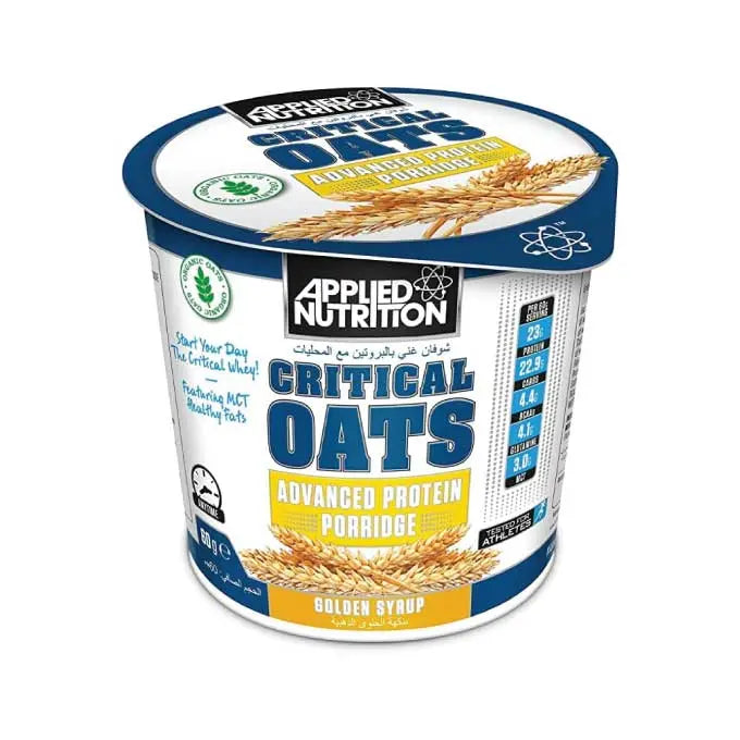 Applied Nutrition CRITICAL OATS 12x60g 12 pieces per Box 720g Applied Nutrition