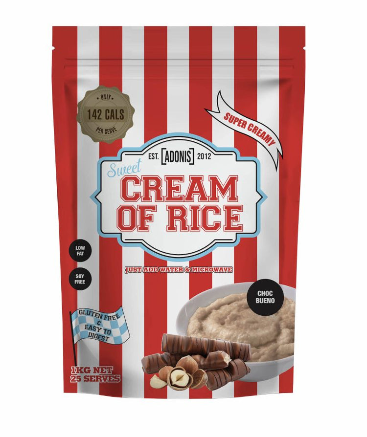 Adonis SWEET CREAM OF RICE (Carbohydrates) – Choc Bueno 1kg Adonis