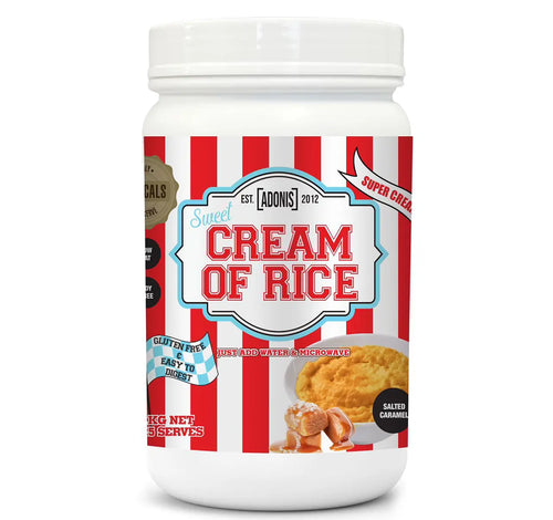 Adonis Protein Sweet Cream of Rice (Carbohydrates) : Irresistible Taste, Guilt-Free Goodness & Easy to Digest- 1kg Adonis