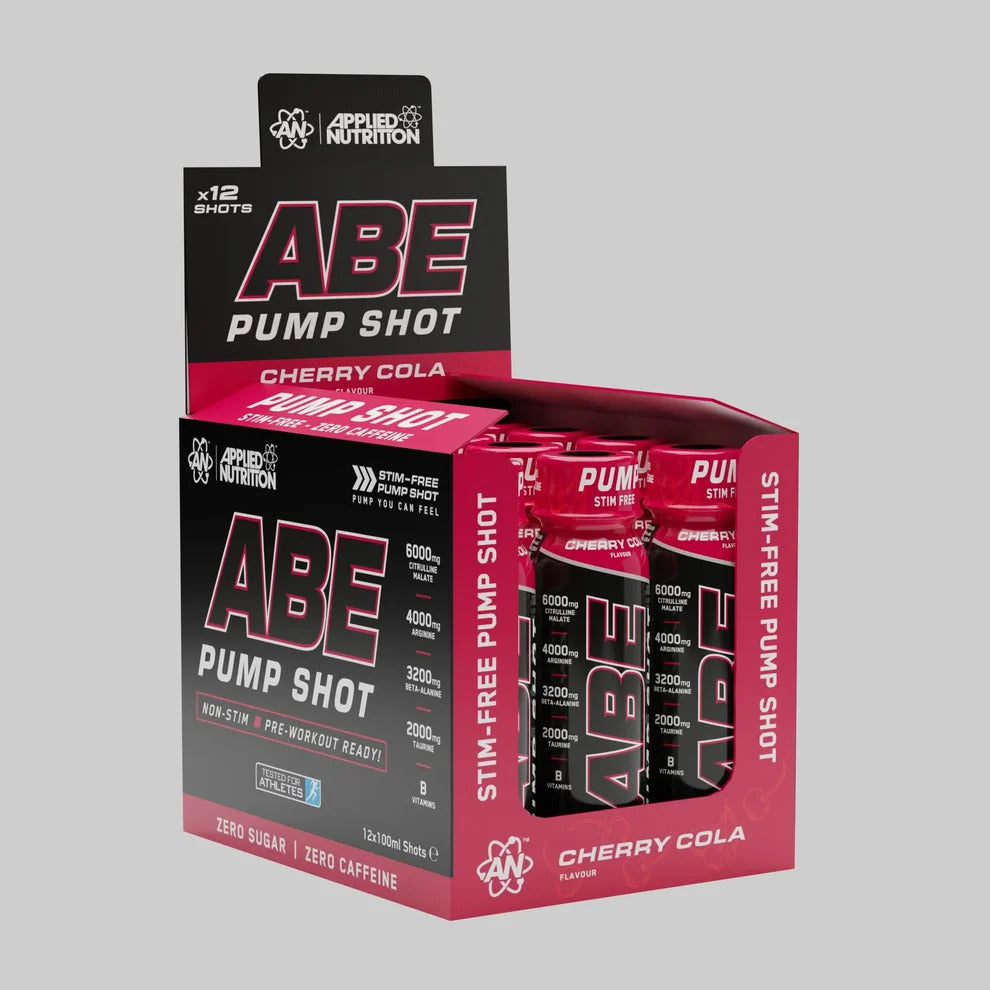 Applied ABE Pump Pre-Workout Shots - Stim Free 12 piece Puzzle Supps