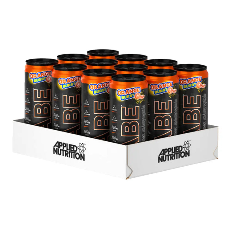 Applied Nutrition ABE Ultimate Pre-Workout Cans: High-Energy Performance Boost with Explosive Ingredients!  12-Pack (330ml Each) 🏋️‍♂️ Applied Nutrition