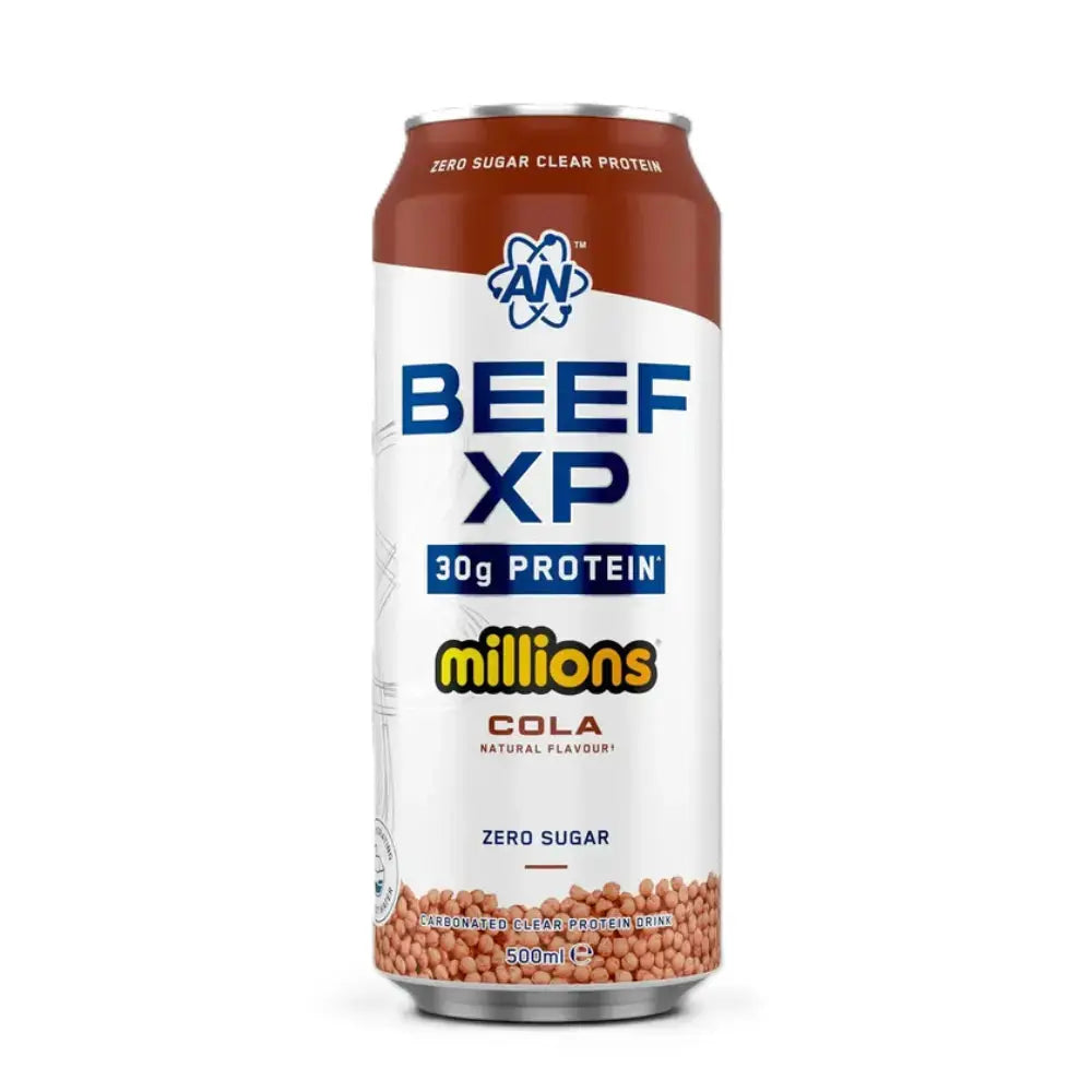 Applied Nutrition Beef XP Clear Protein Drink, Millions Cola, 1 Can, 30g High quality Protein Applied Nutrition