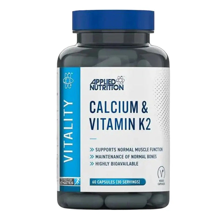Applied Nutrition Calcium and Vitamin K2, 60 Veggie Capsules Applied Nutrion