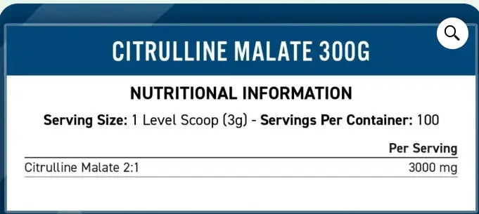 Applied Nutrition Citrulline Malate 300g / 100 Servings Applied Nutrition