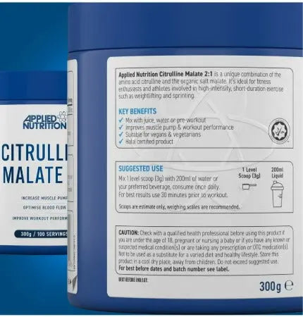 Applied Nutrition Citrulline Malate 300g / 100 Servings Applied Nutrition