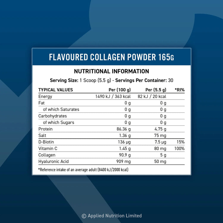 Applied Nutrition Collagen Powder 165g Applied Nutrition