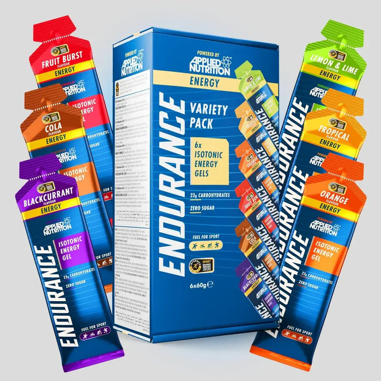 Applied Nutrition Isotonic Energy Gels Variety Pack (Box of 6 Gels) Puzzle Supps
