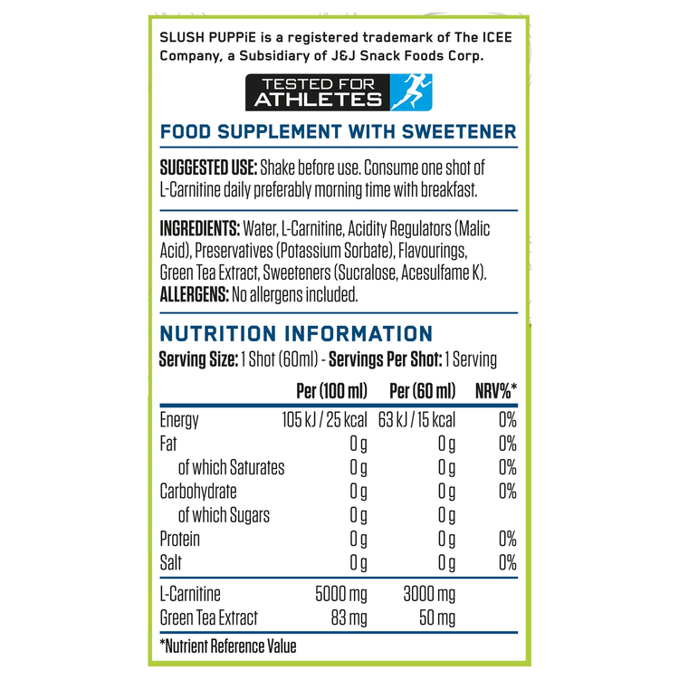 Applied Nutrition L‑Carnitine Shot 60ml | High‑Strength Liquid Carnitine Applied Nutrition