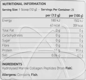 Applied Nutrition Marine Collagen,  300 Gm, Supports bones & joints Appied Nutrition