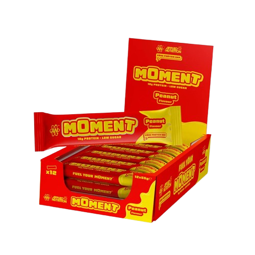 Applied Nutrition Moment Bar Up to 19g Protein per bar • Low Sugar • High in Fibre 12x55g Puzzle Supps