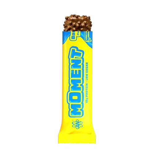 Applied Nutrition Moment Bar Up to 19g Protein per bar • Low Sugar • High in Fibre 12x55g Applied nutrition