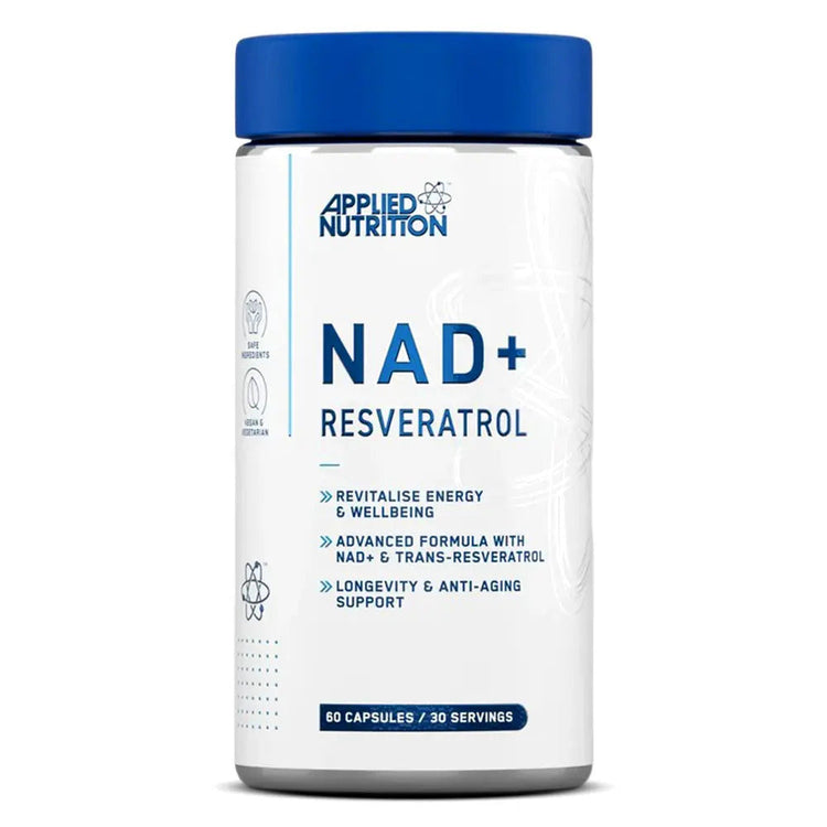 Applied Nutrition NAD+ Resveratrol, 60 Capsules Puzzle Supps