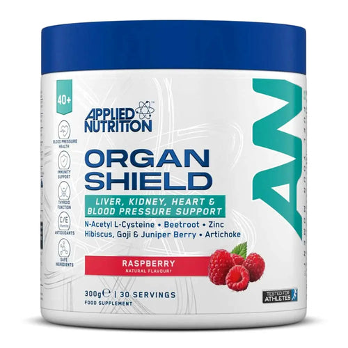 Applied Nutrition Organ Shield, Raspberry, 300 Gm, Liver & Heart Health Puzzle Supps