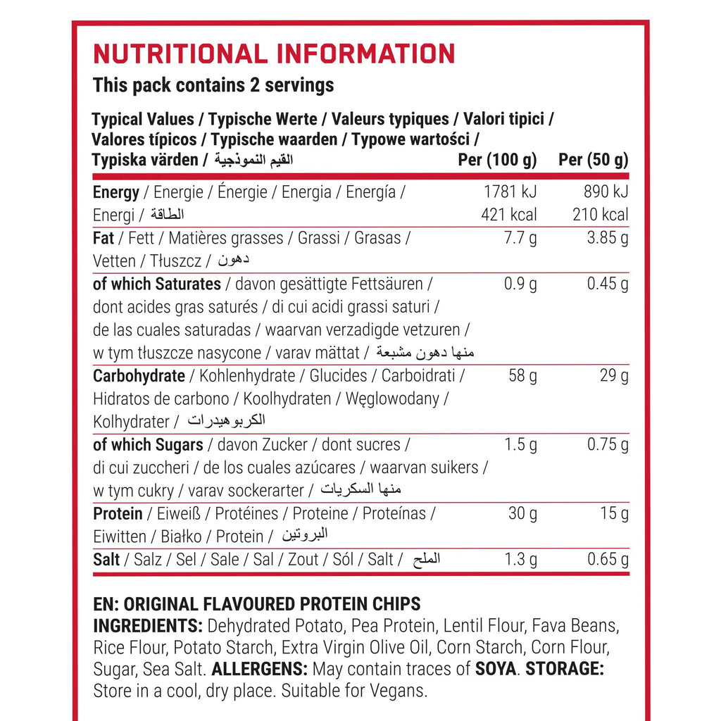 Applied Nutrition Protein Chips | High‑Protein Healthy Snack | 7x50g Aplied Nutrition