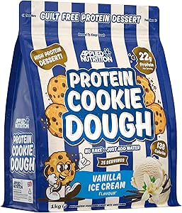 Applied Nutrition Protein Cookie Dough 1kg – 22g Grass-Fed Whey & Collagen/ serving Applied Nutrition