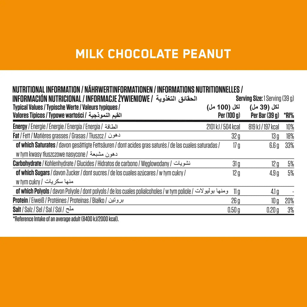 Applied Nutrition Protein Wafer Bar – 10g Protein, Light & Crispy High‑Protein Snack, Milk Chocolate Coated – 39g Applied Nutrition