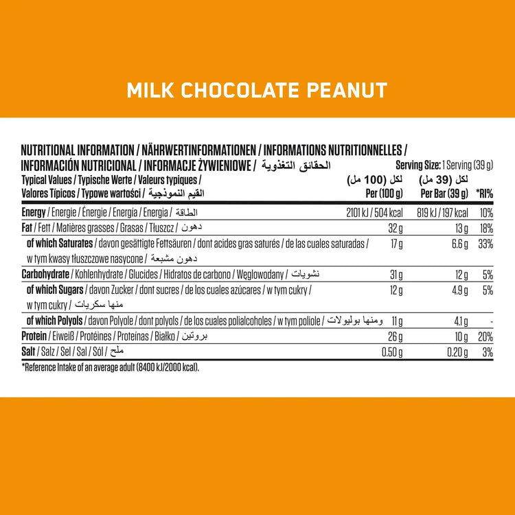 Applied Nutrition Protein Wafer Bar – 10g Protein, Light & Crispy High‑Protein Snack, Milk Chocolate Coated – 39g Applied Nutrition