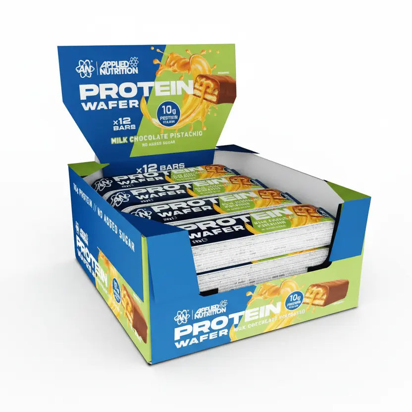 Applied Nutrition Protein Wafer Bar – 10g Protein, Light & Crispy High‑Protein Snack, Milk Chocolate Coated – 39g Applied Nutrition