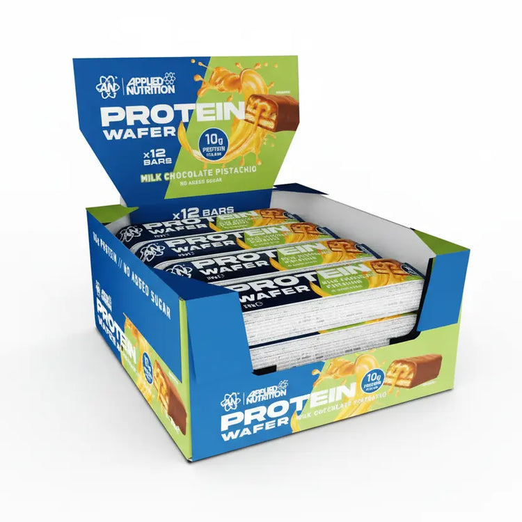 Applied Nutrition Protein Wafer Bar – 10g Protein, Light & Crispy High‑Protein Snack, Milk Chocolate Coated – 39g Applied Nutrition