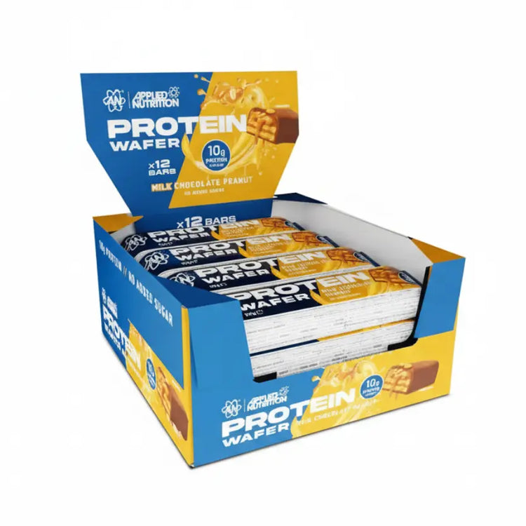 Applied Nutrition Protein Wafer Bar – 10g Protein, Light & Crispy High‑Protein Snack, Milk Chocolate Coated – 39g Applied Nutrition