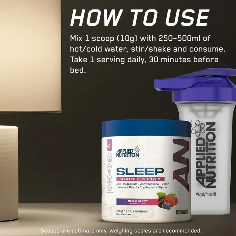 Applied Nutrition Sleep Unwind & Recover,  300 Gm, Improves Sleep Quality Applied Nutrition