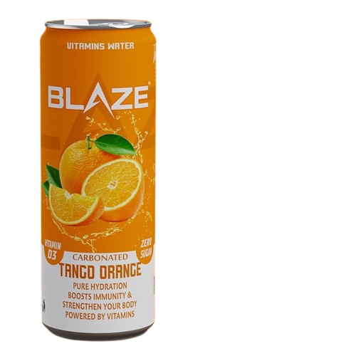 BLAZE Vitamins Water – Zero Sugar Carbonated Hydration 12x355ml Blaze