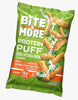Bite & MORE Vegan Protein Puff - Nutrient-Rich Snack | High Protein Snack with Fiber | Gluten-Free | (12x50g) Box Bite & More